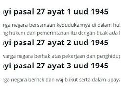 Pasal 27 Sampai 31